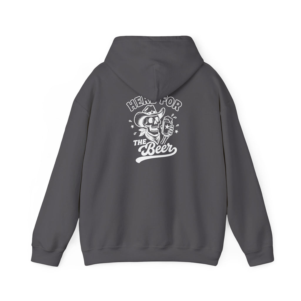 Here For The Beer Hoodie