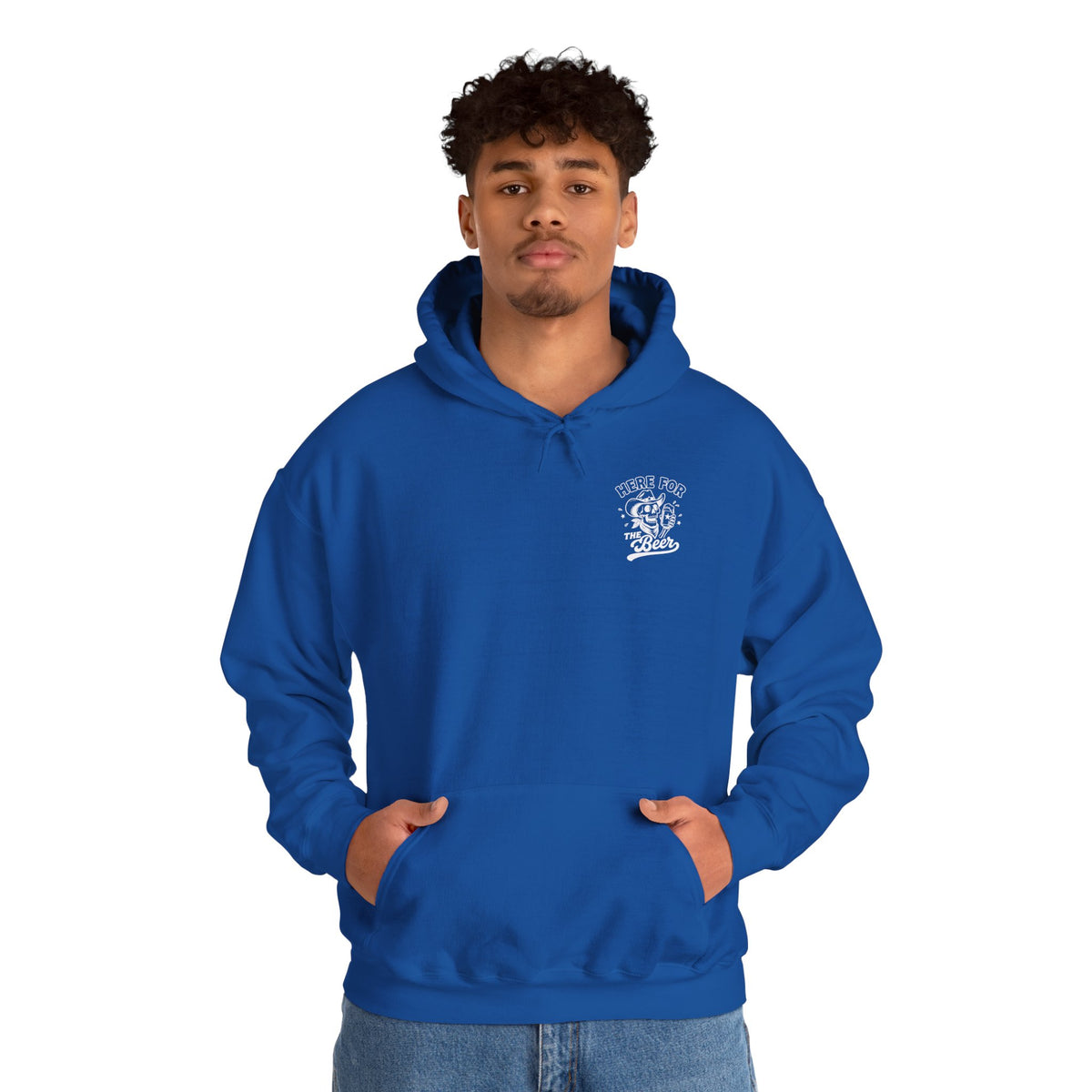 Here For The Beer Hoodie