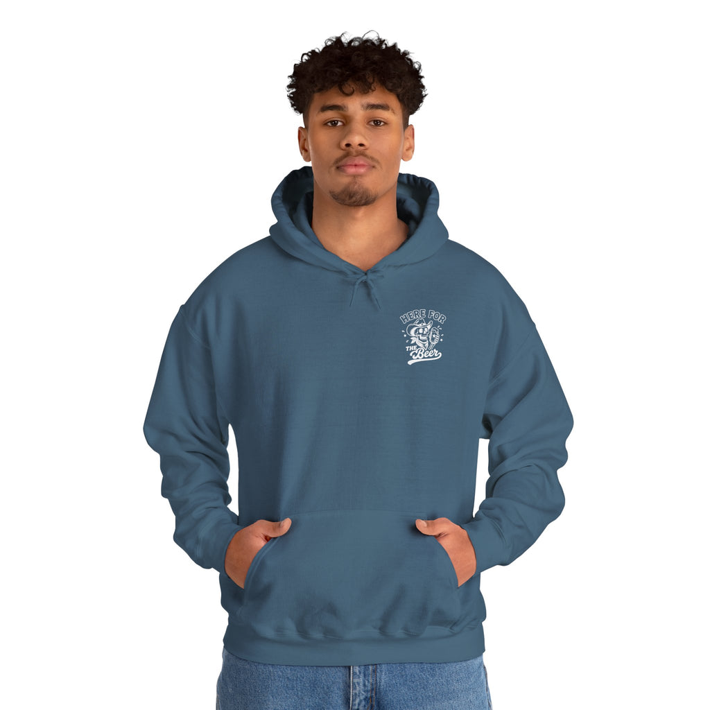 Here For The Beer Hoodie