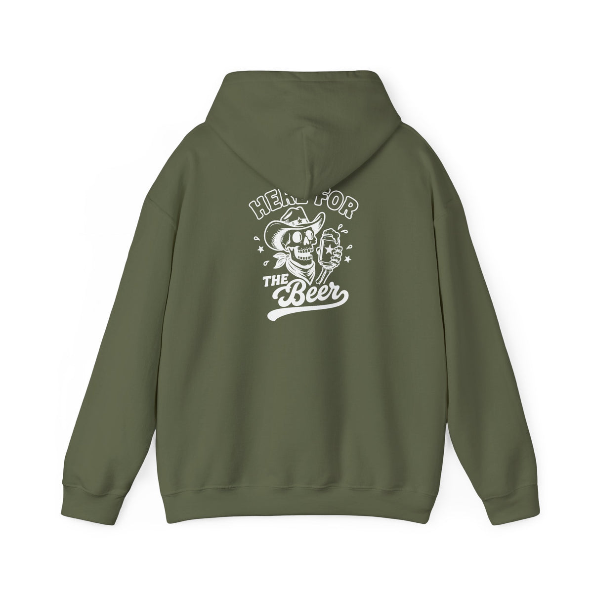 Here For The Beer Hoodie