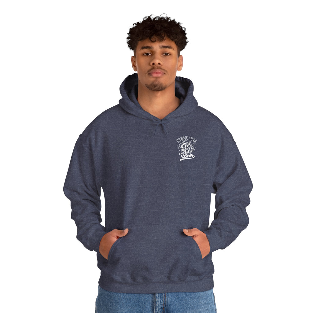 Here For The Beer Hoodie