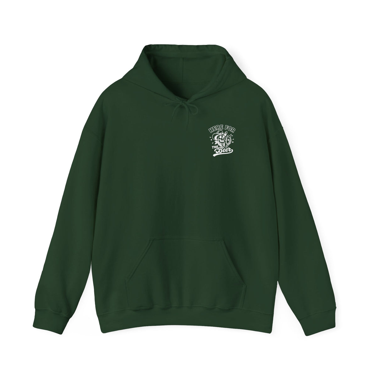 Here For The Beer Hoodie