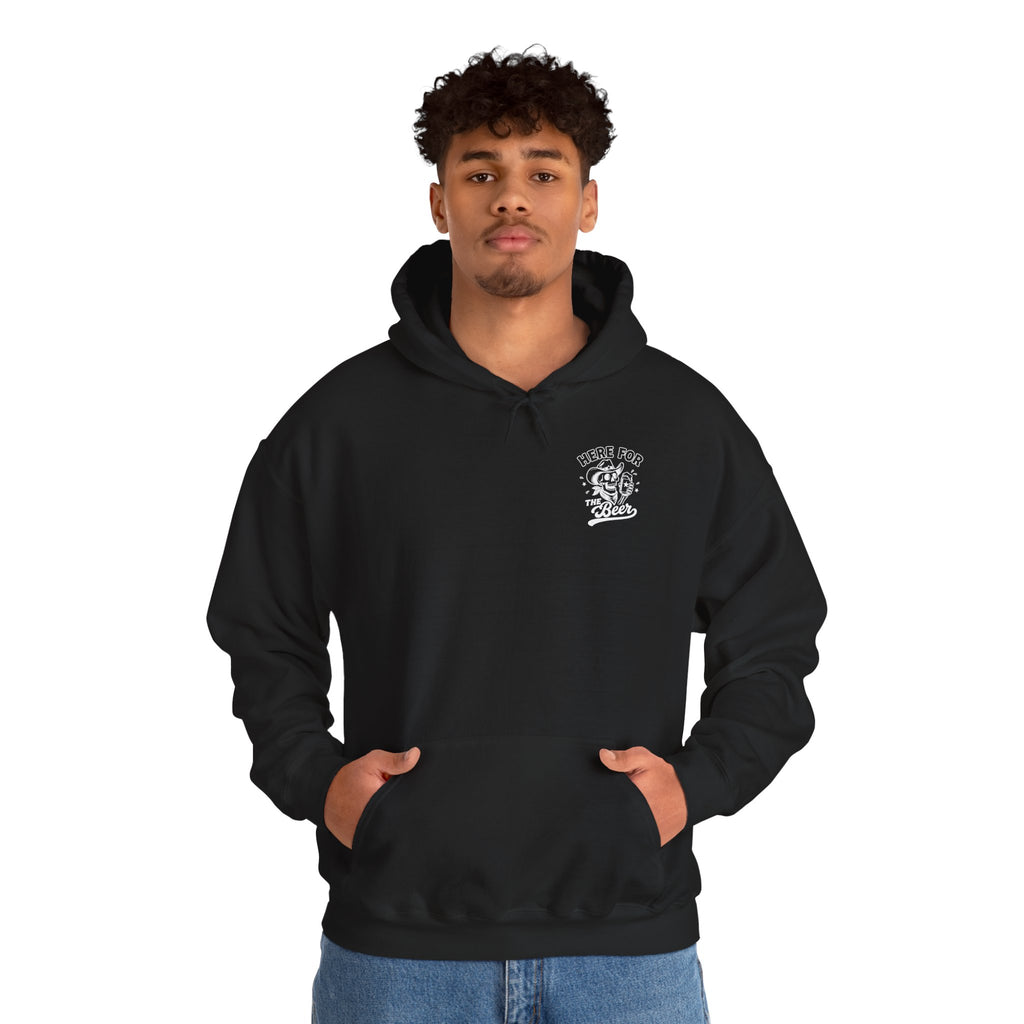 Here For The Beer Hoodie
