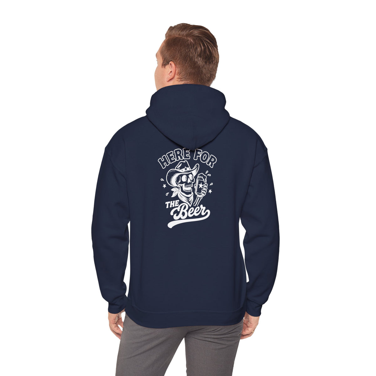 Here For The Beer Hoodie