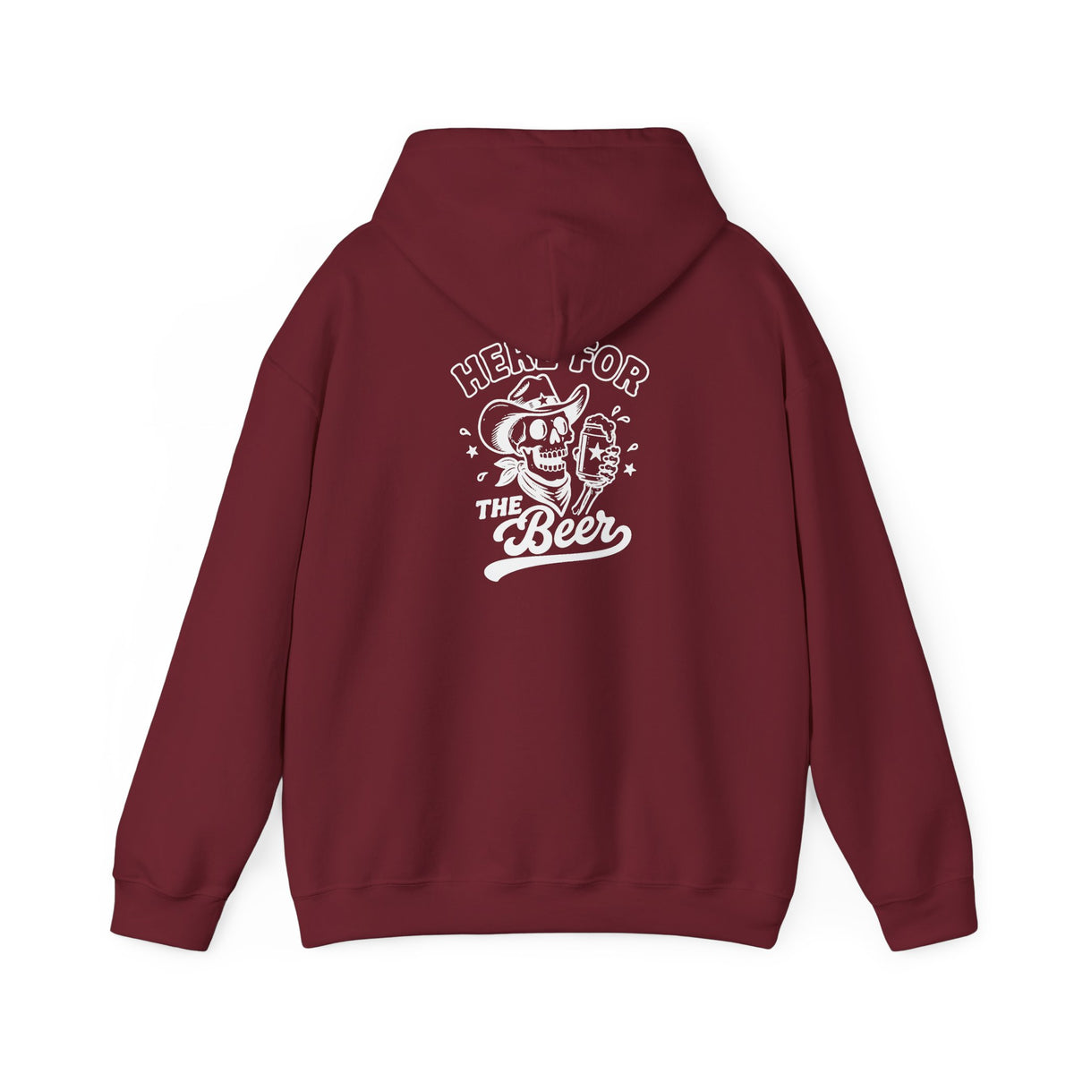 Here For The Beer Hoodie