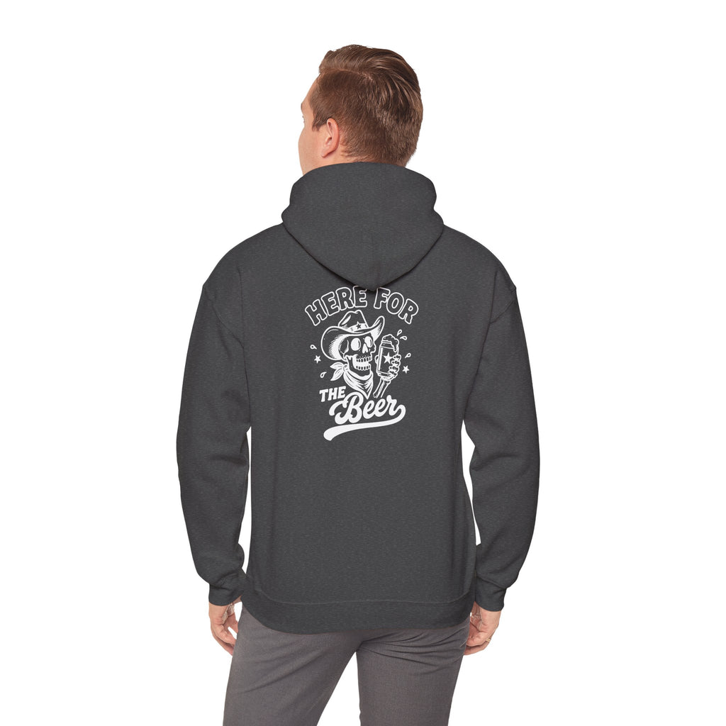 Here For The Beer Hoodie