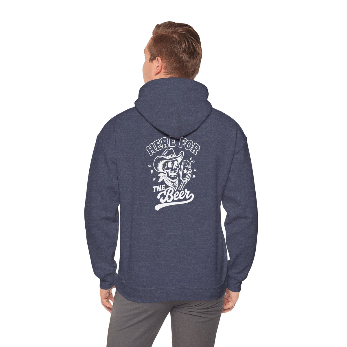 Here For The Beer Hoodie