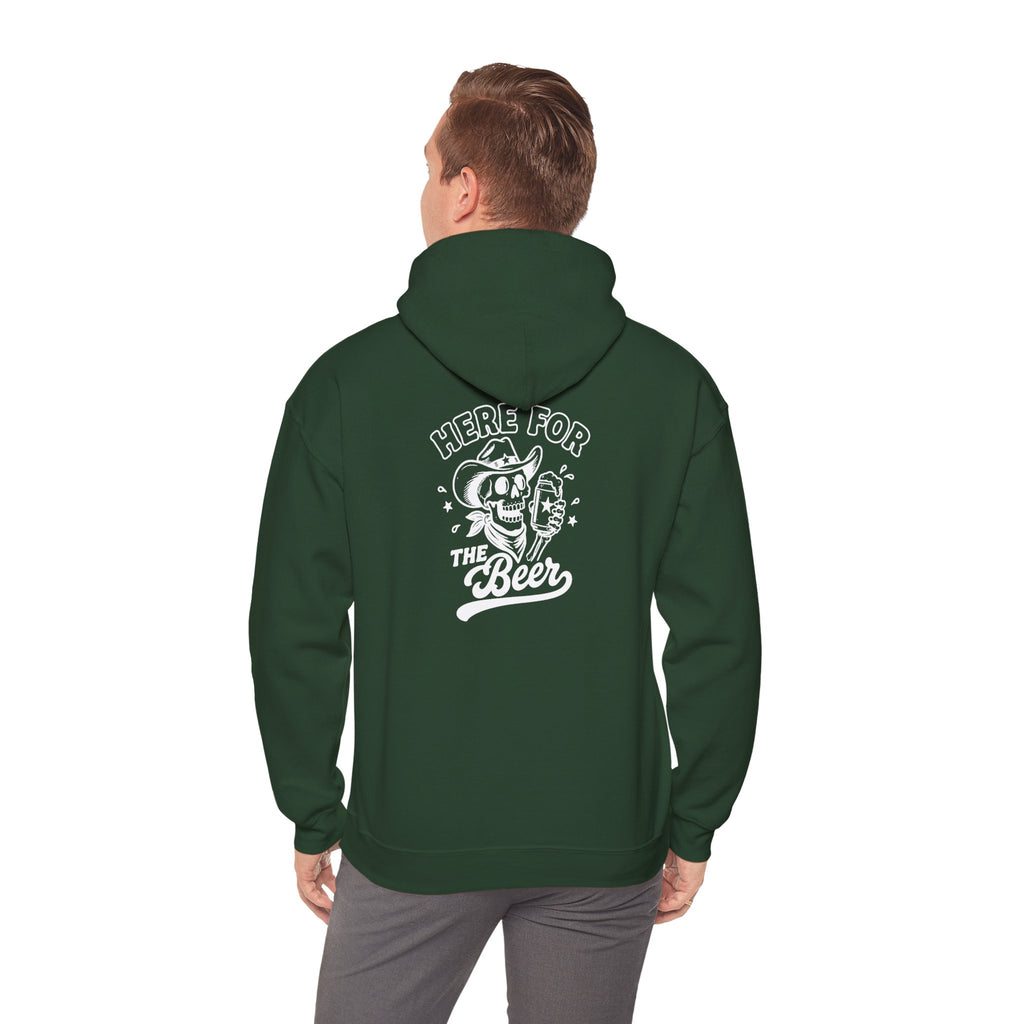 Here For The Beer Hoodie