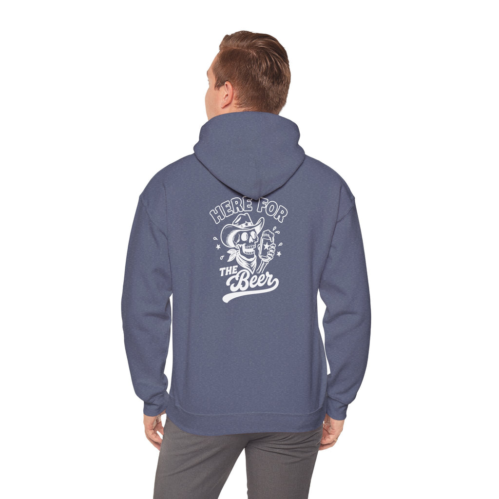 Here For The Beer Hoodie