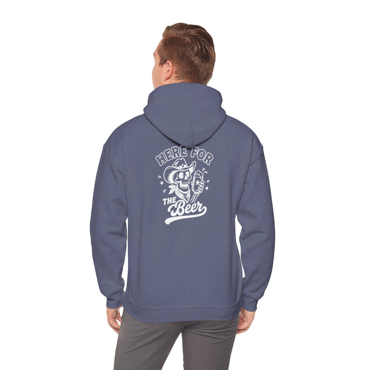 Here For The Beer Hoodie