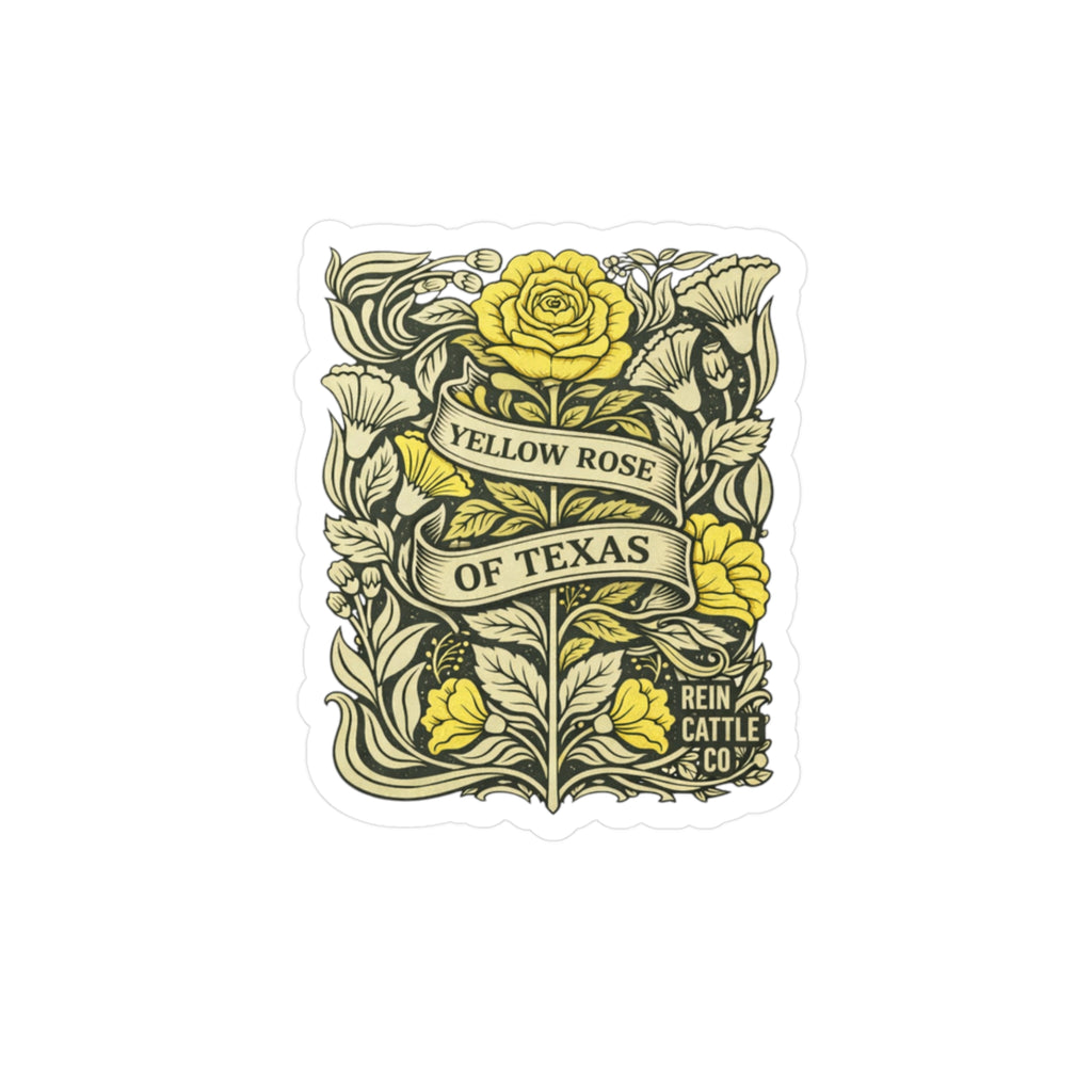 Yellow Rose of Texas Sticker