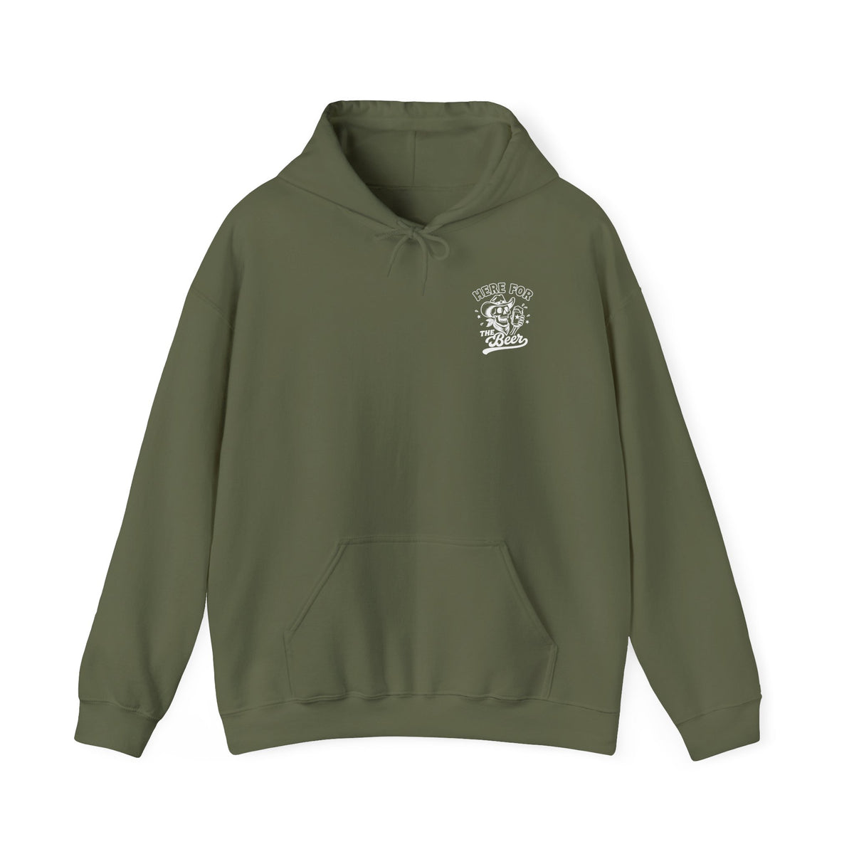 Here For The Beer Hoodie