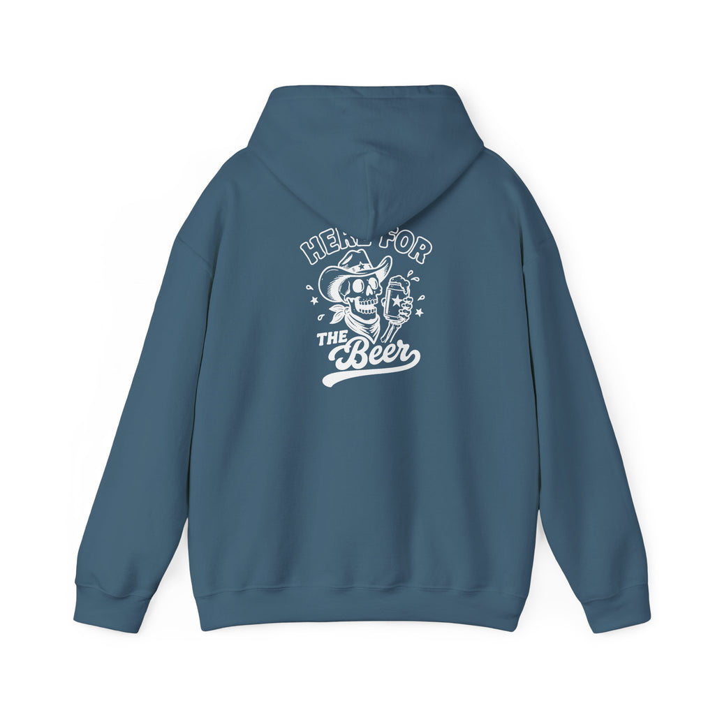 Here For The Beer Hoodie