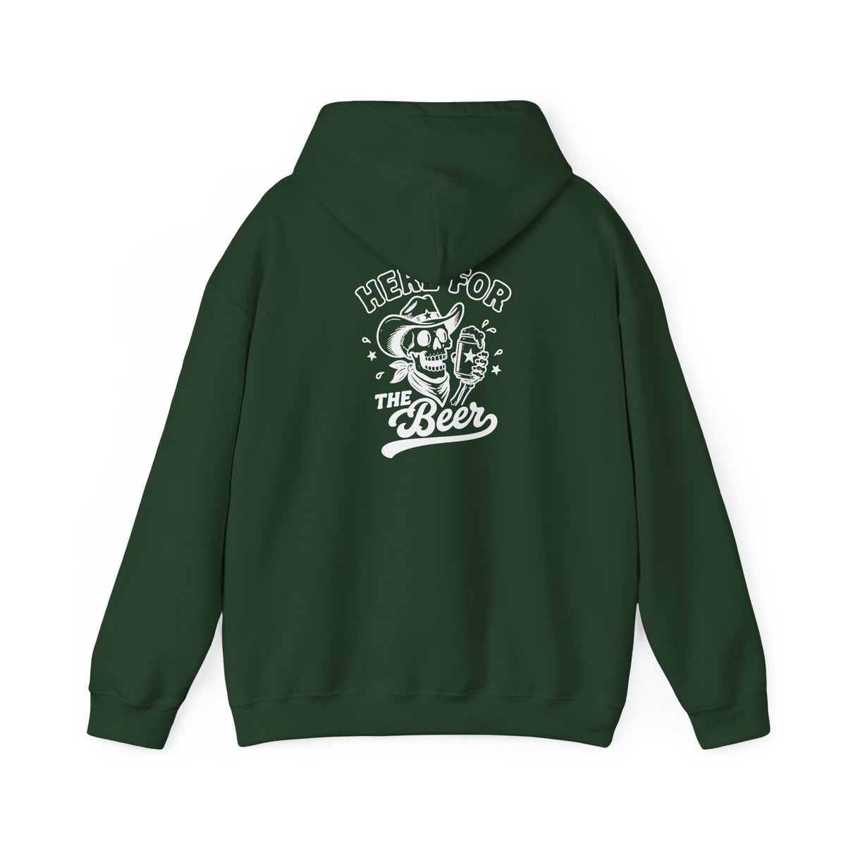 Here For The Beer Hoodie