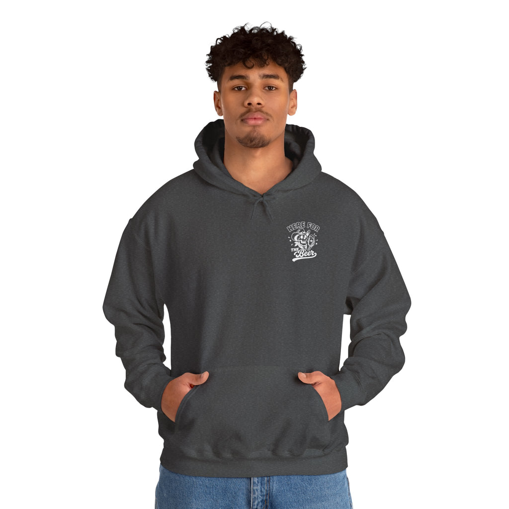 Here For The Beer Hoodie