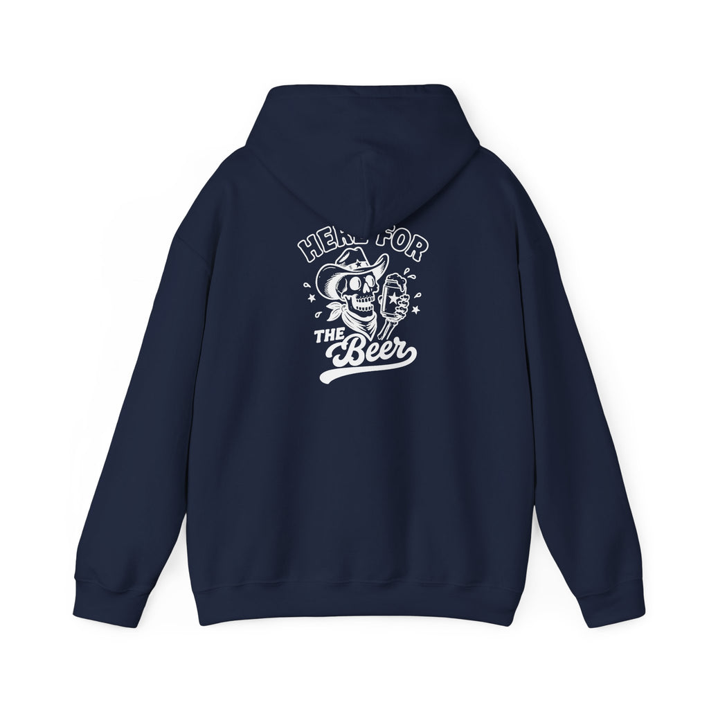 Here For The Beer Hoodie