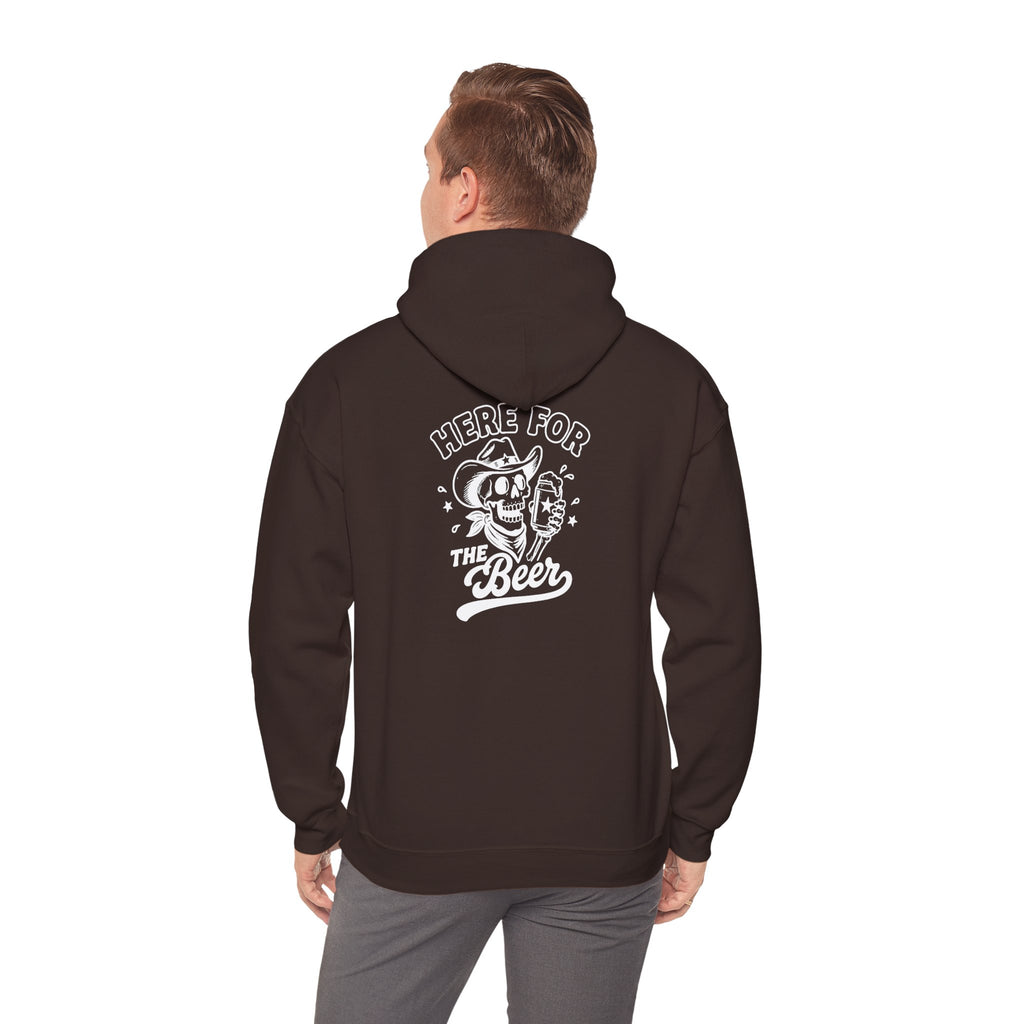 Here For The Beer Hoodie
