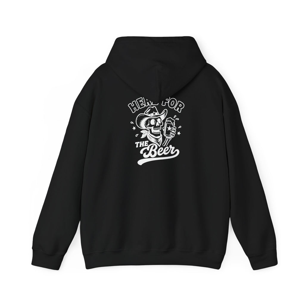 Here For The Beer Hoodie
