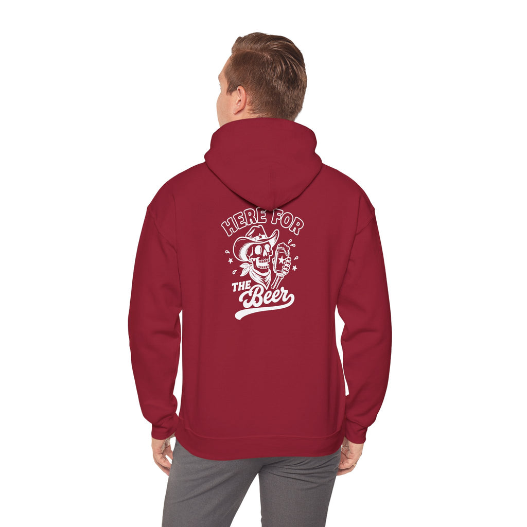 Here For The Beer Hoodie