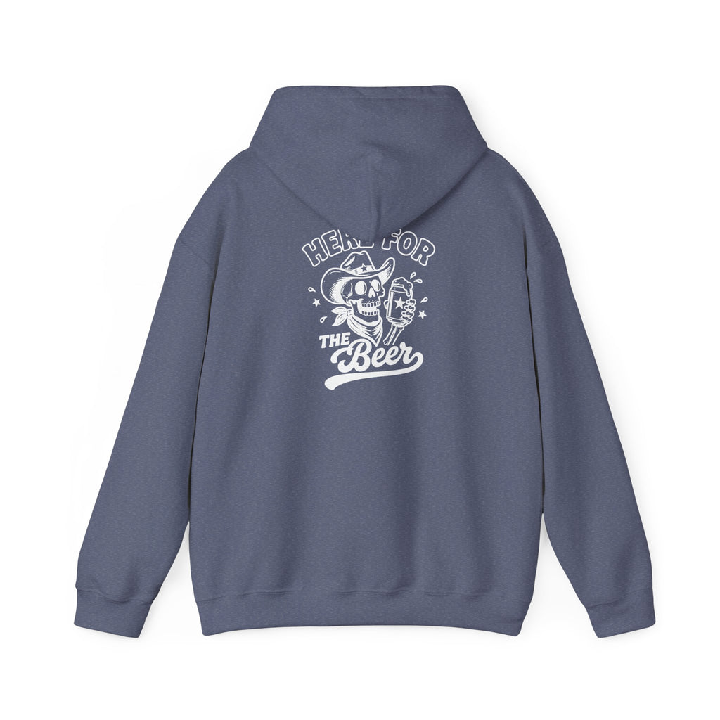 Here For The Beer Hoodie