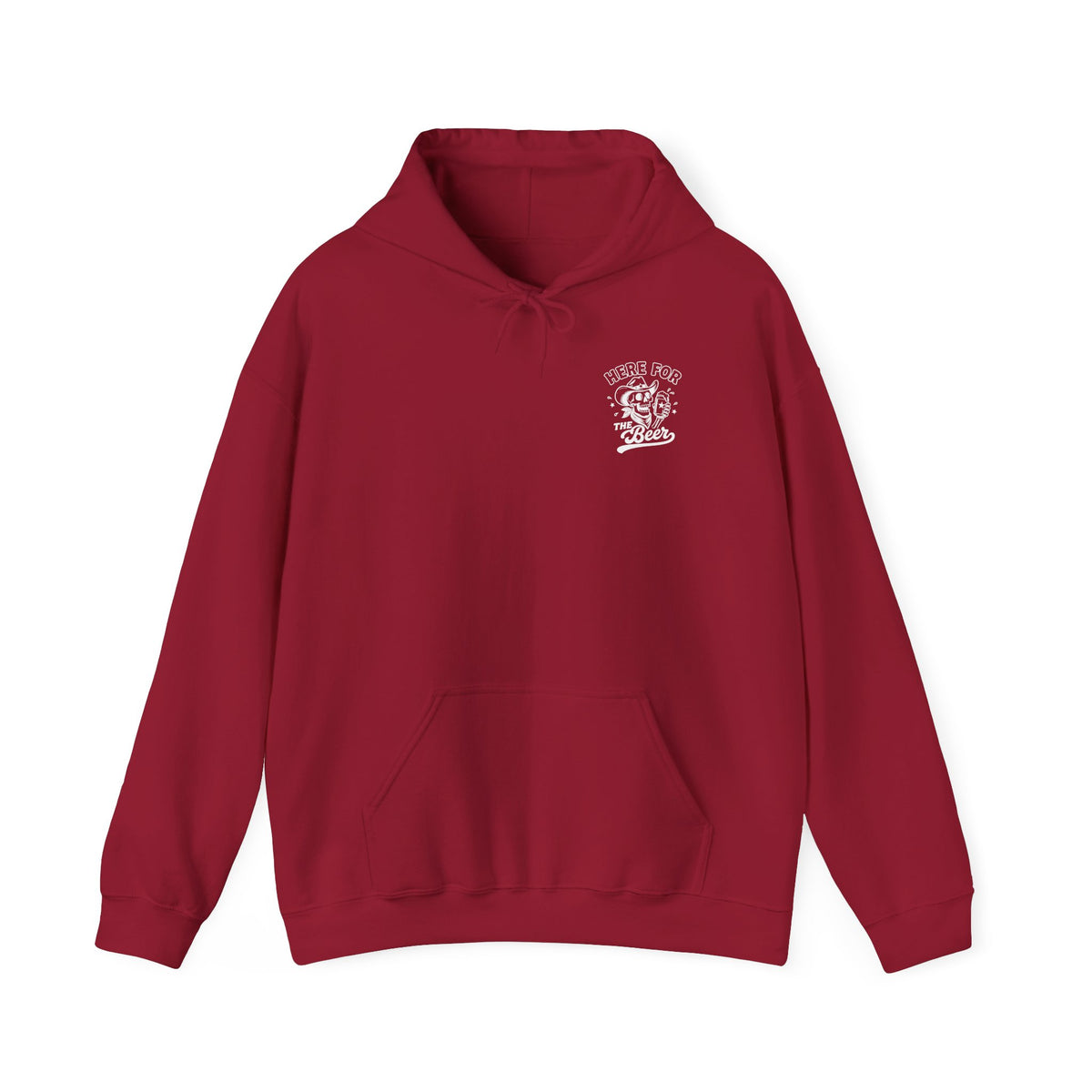 Here For The Beer Hoodie