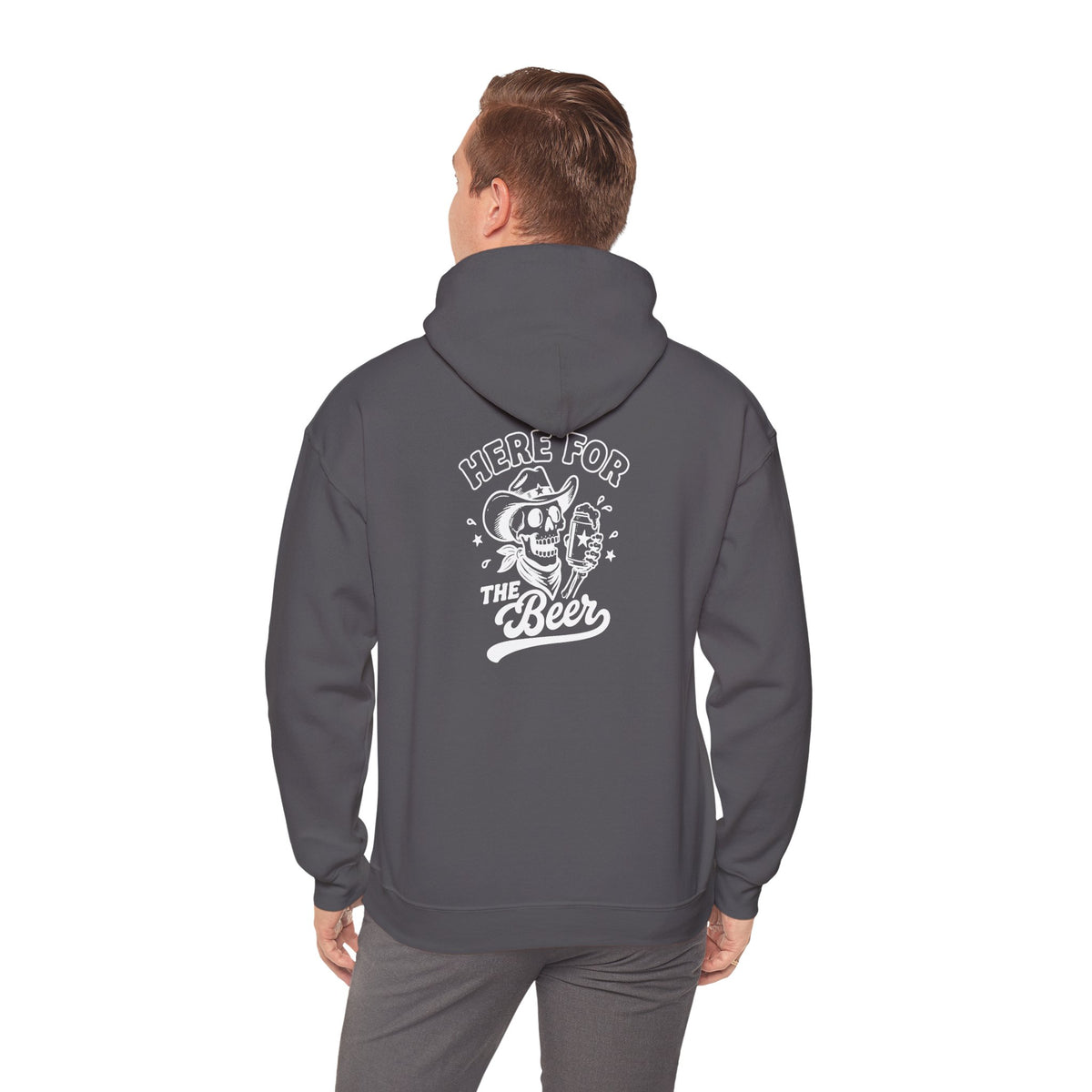 Here For The Beer Hoodie