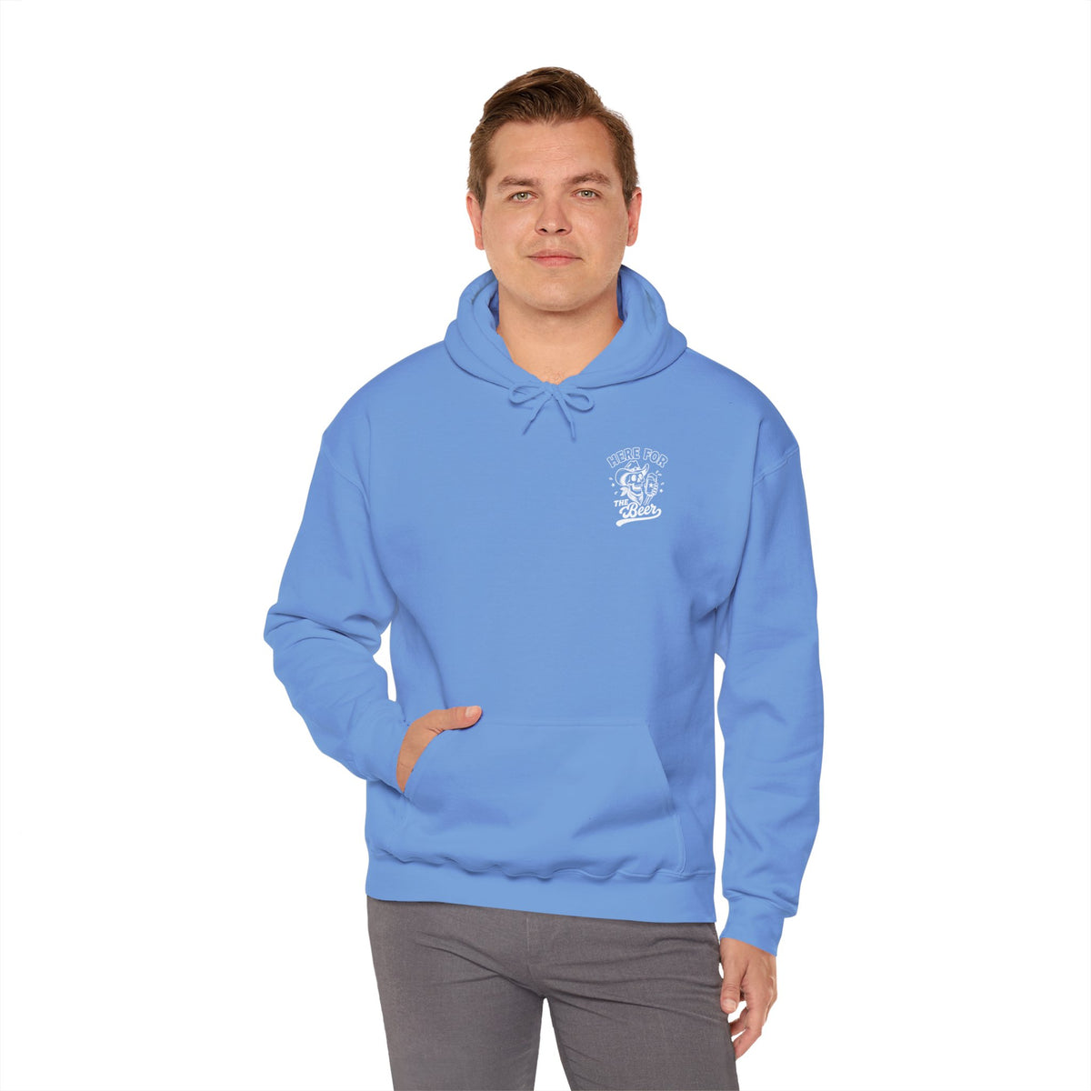 Here For The Beer Hoodie