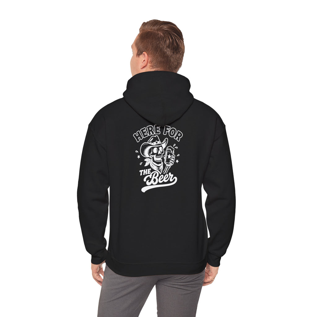 Here For The Beer Hoodie