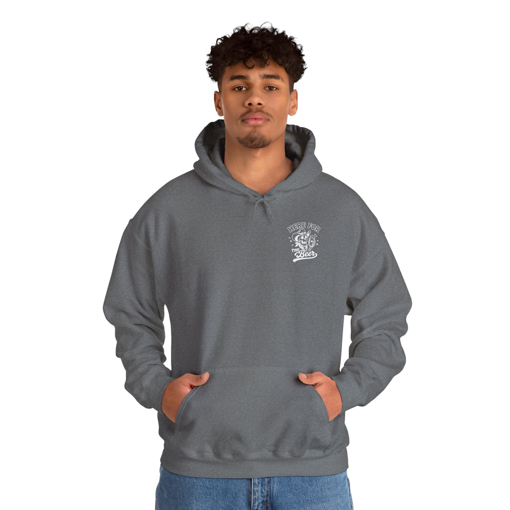 Here For The Beer Hoodie