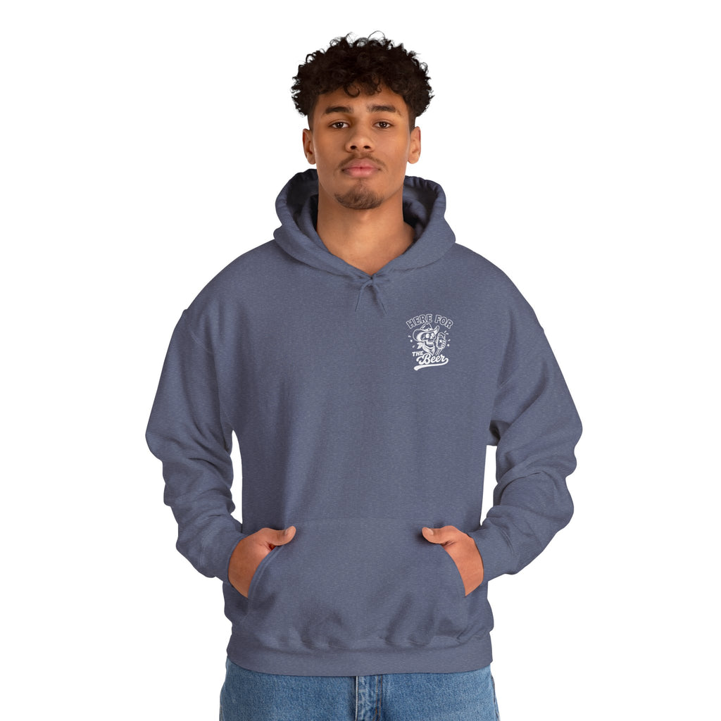Here For The Beer Hoodie