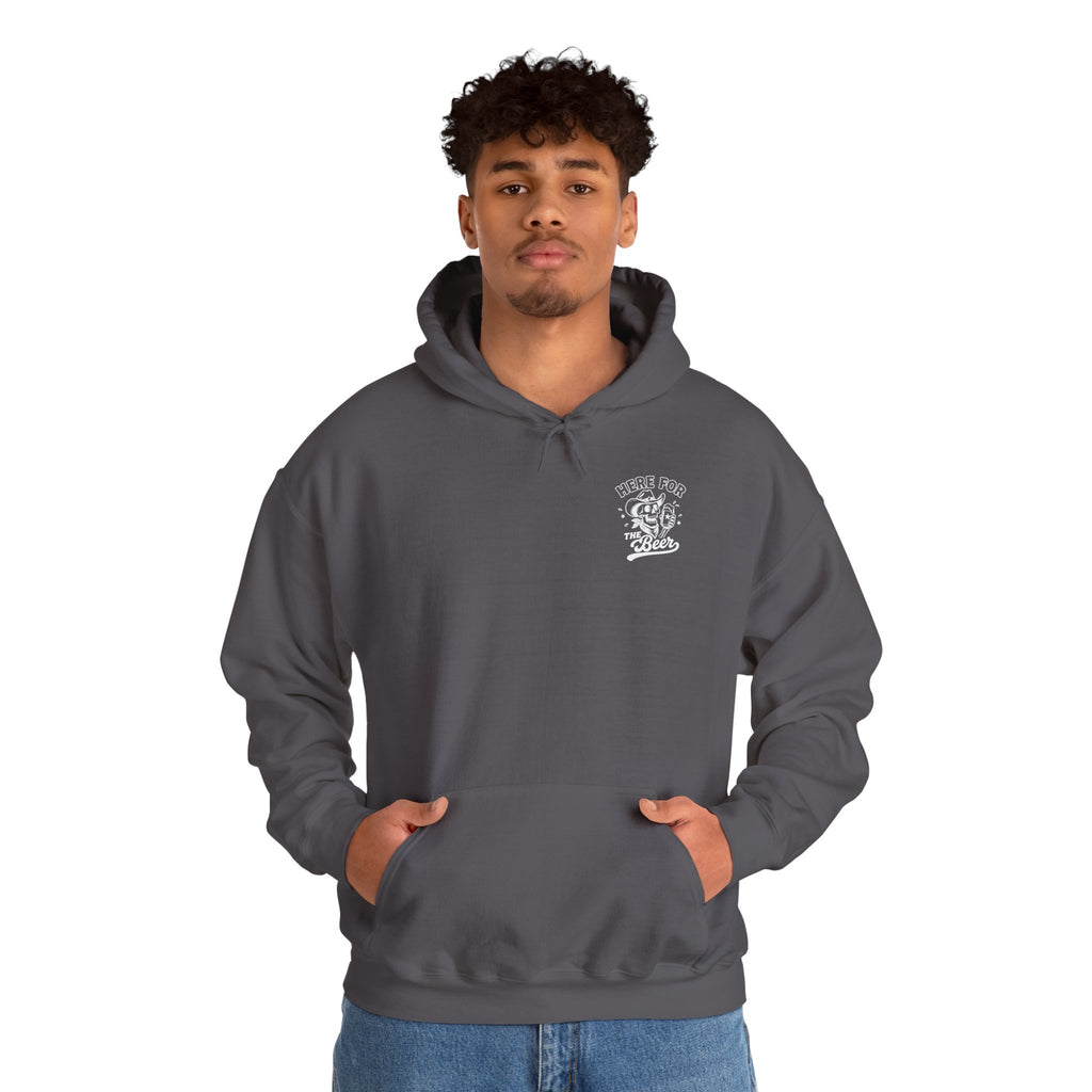 Here For The Beer Hoodie