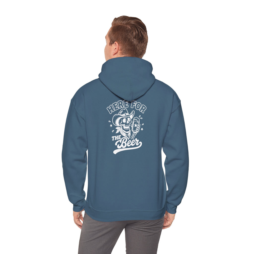 Here For The Beer Hoodie