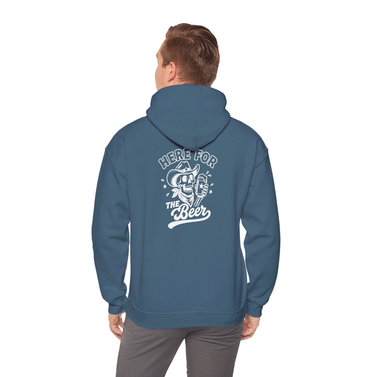 Here For The Beer Hoodie