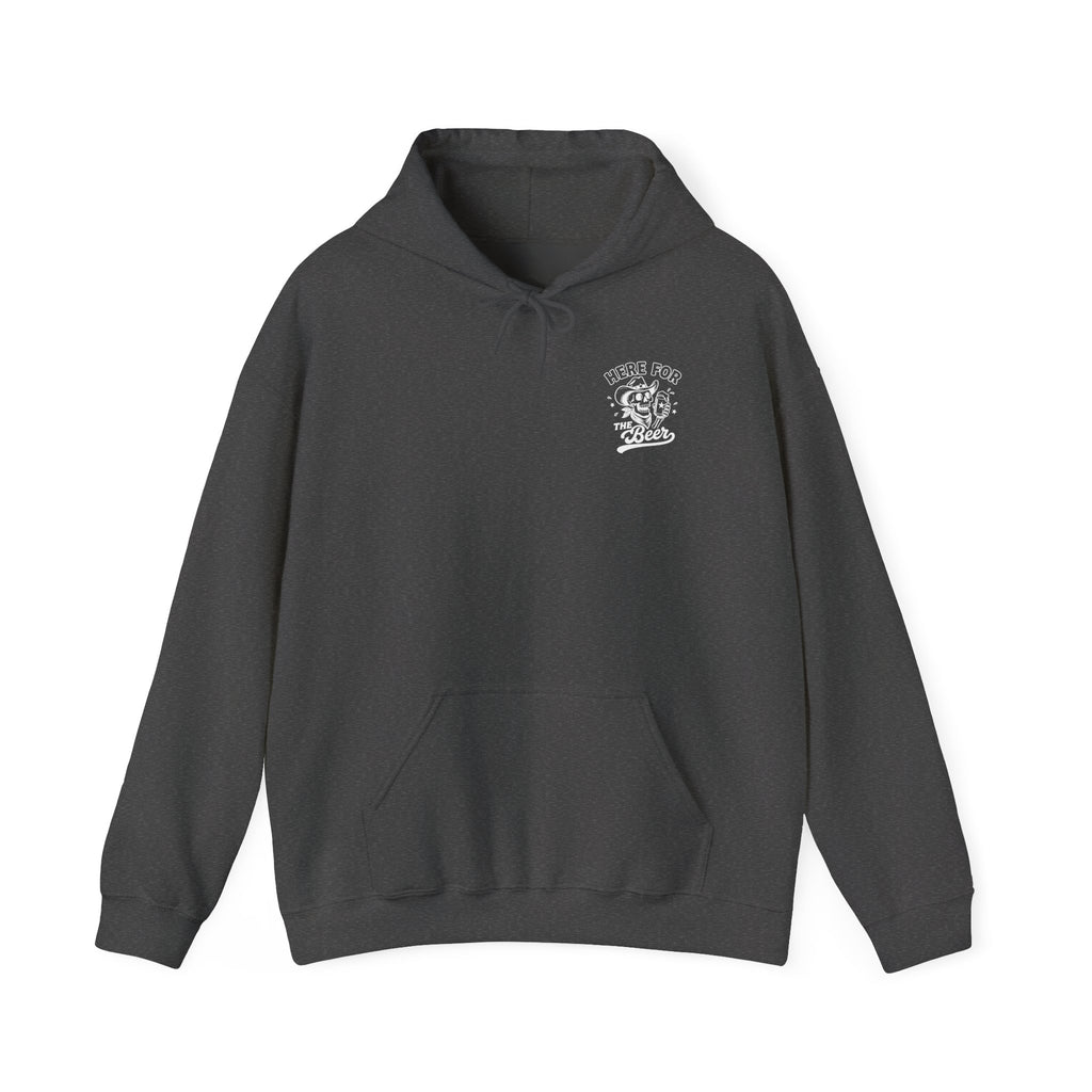 Here For The Beer Hoodie