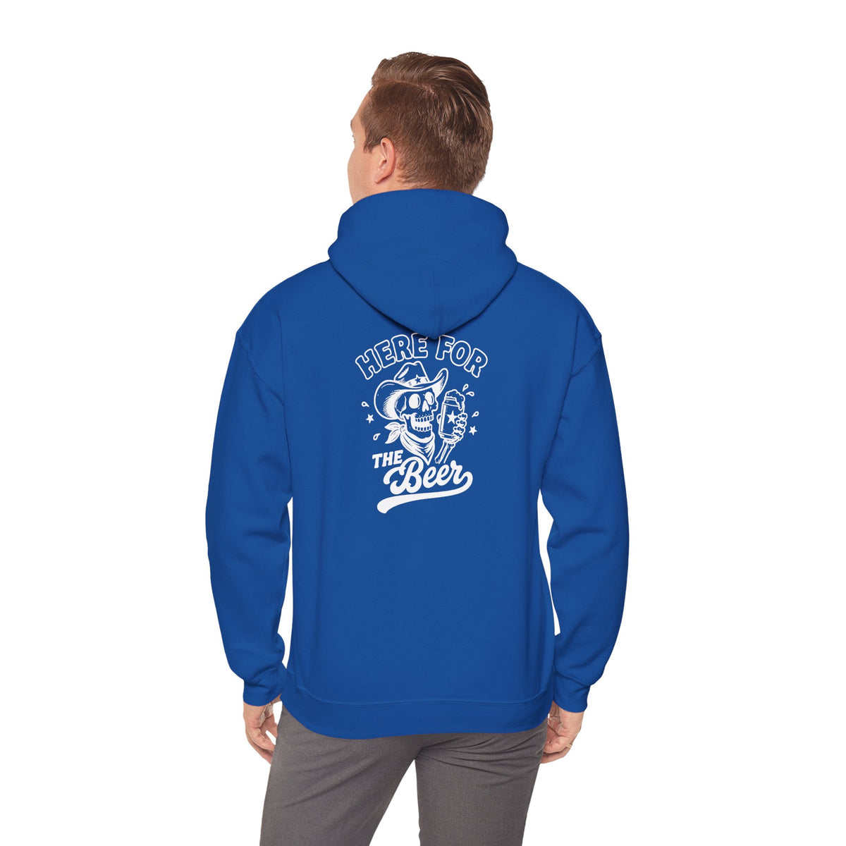 Here For The Beer Hoodie